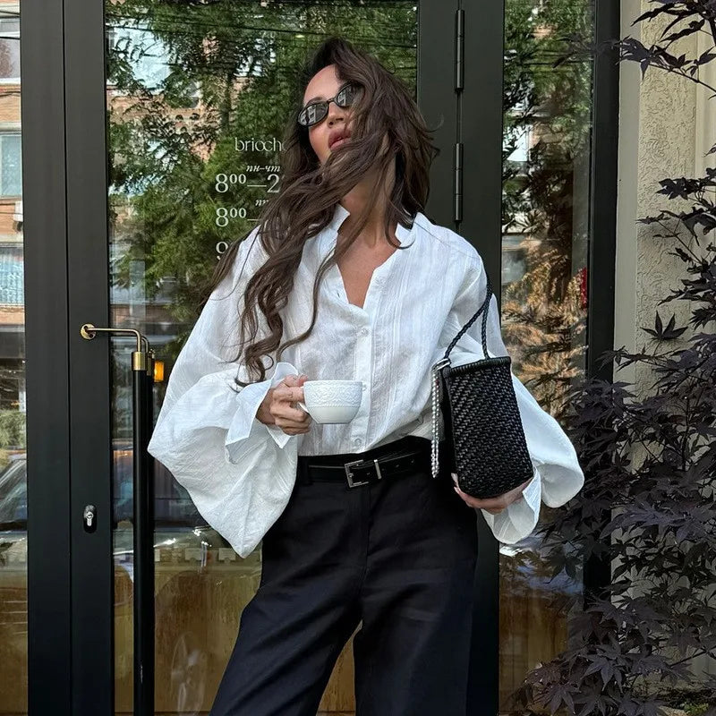 Fashion White Shirts Women