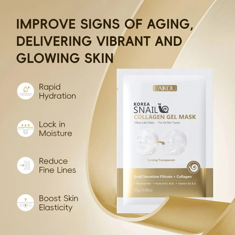 LAIKOU Korea Snail Collagen Essence Mask