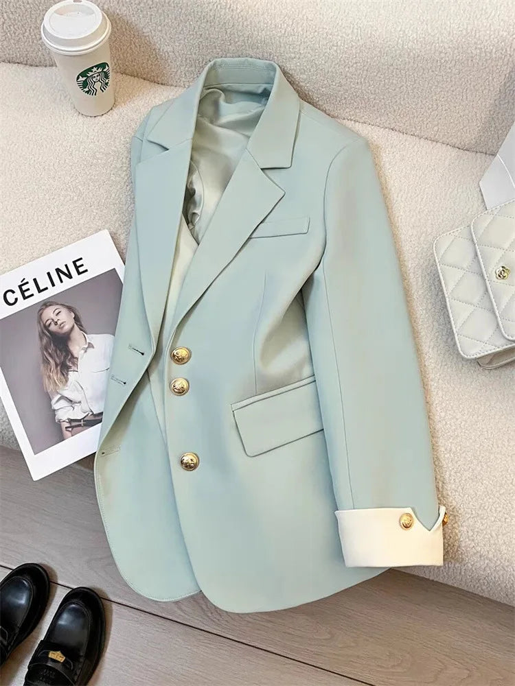 Women Office Wear Casual Blazer