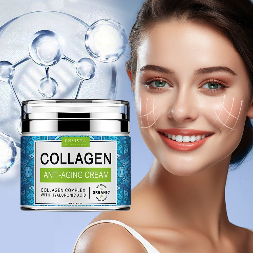 ENVISHA Face Cream Collagen Hyaluronic Acid