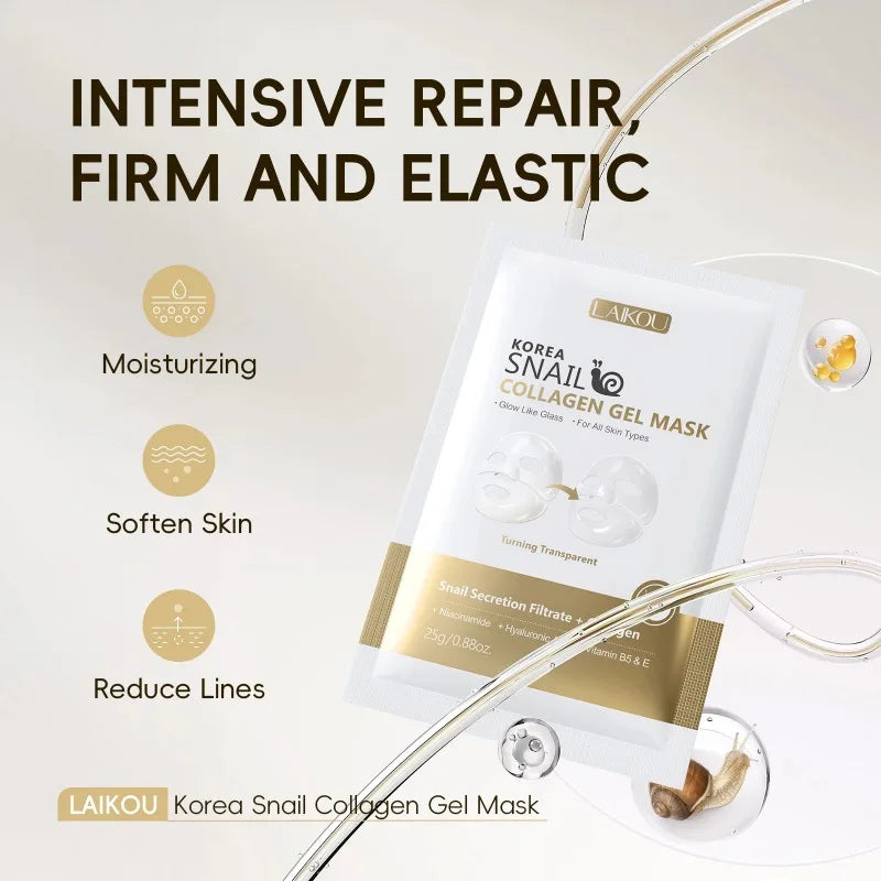 LAIKOU Korea Snail Collagen Essence Mask