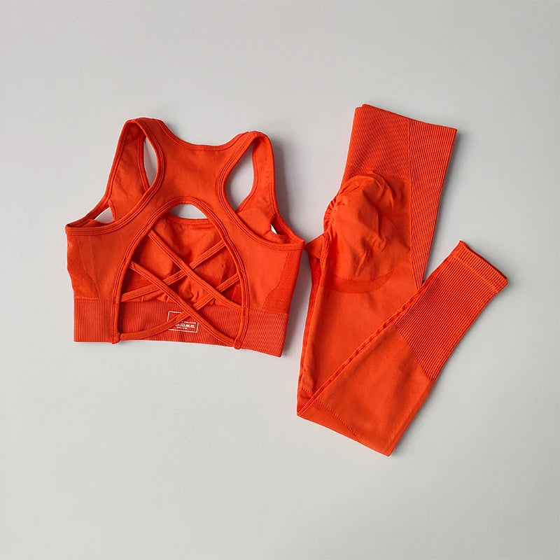 2PCS Sports Bra Women's Set