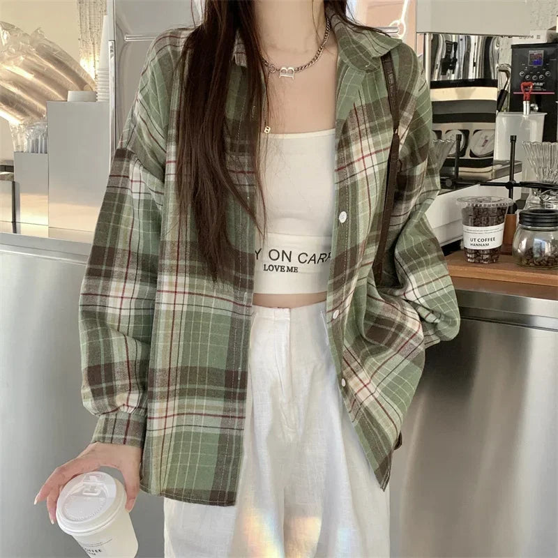 Black Flannel Shirt for Women