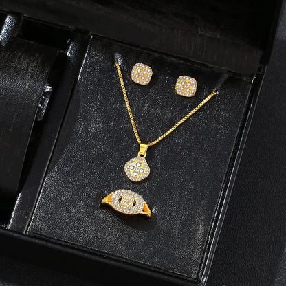 Luxury Cube Jewelry Set,
