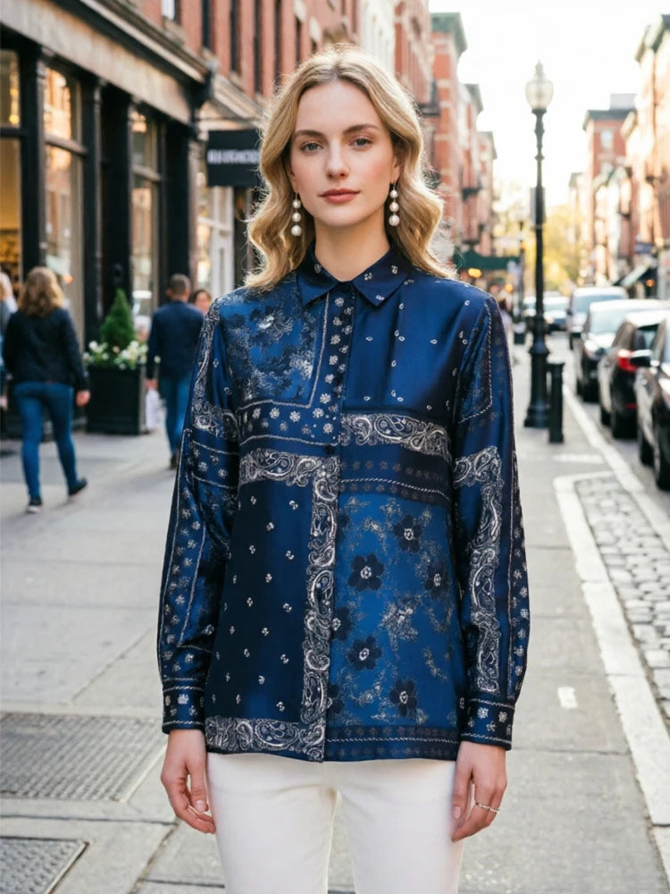 Stylish Women silk Blouses