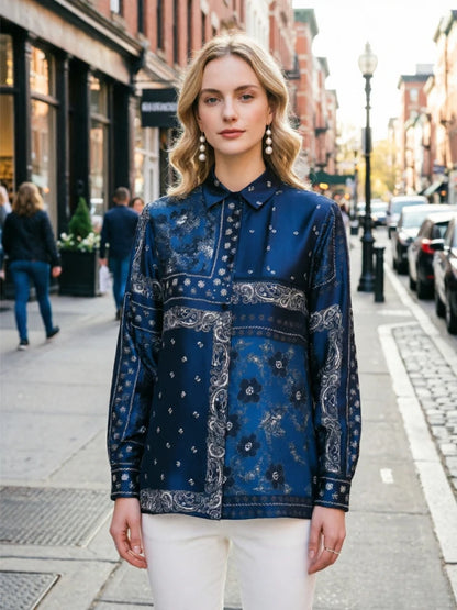 Stylish Women silk Blouses