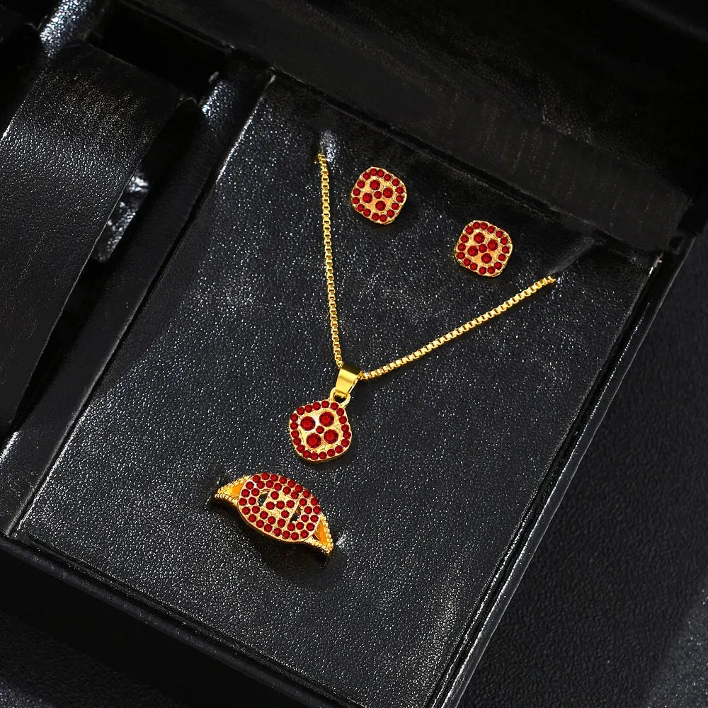 Luxury Cube Jewelry Set,