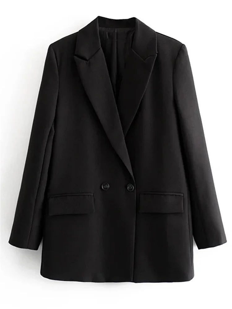 HXAO Blazer Woman Black Beige Khaki Blue Green Gray