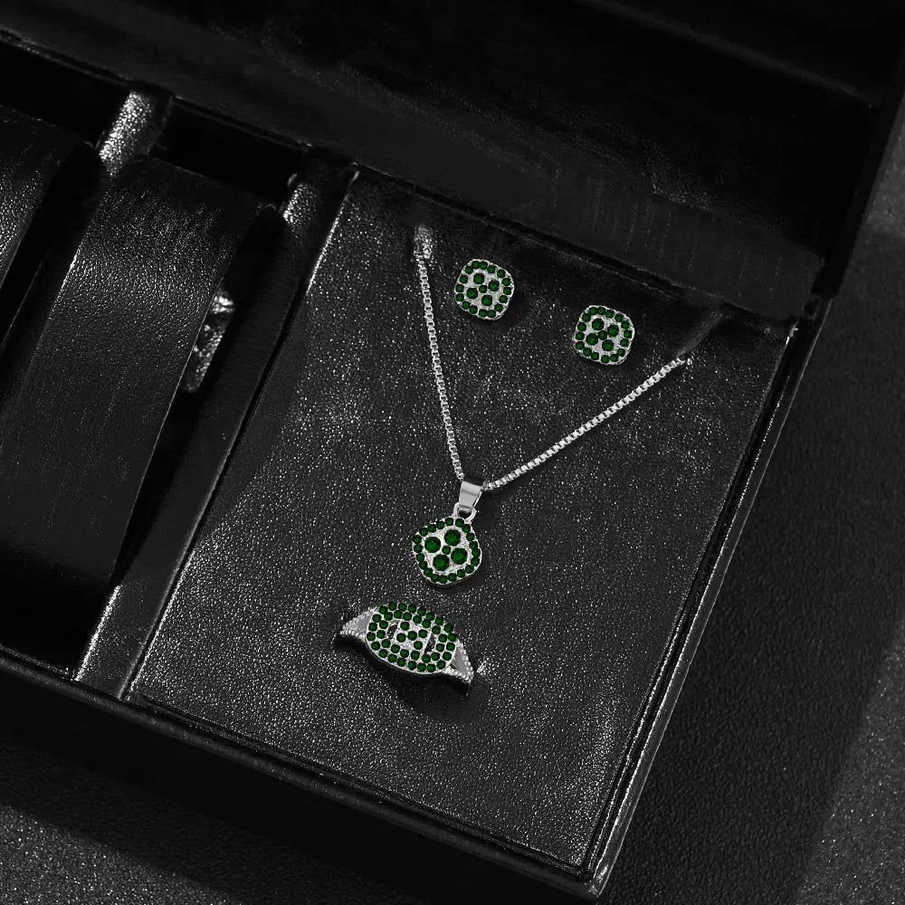 Luxury Cube Jewelry Set,