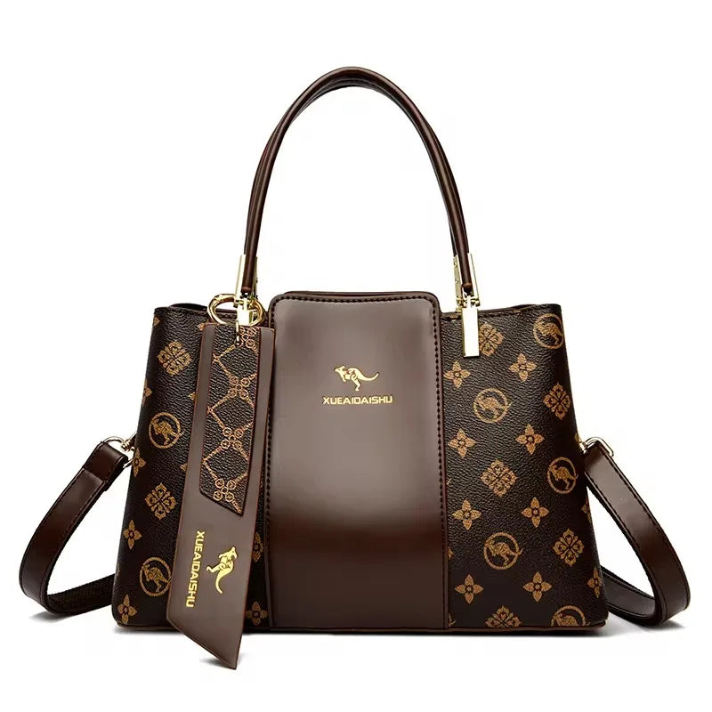Brand Leather 3 Layers Alligator Crossbody Collection Bags