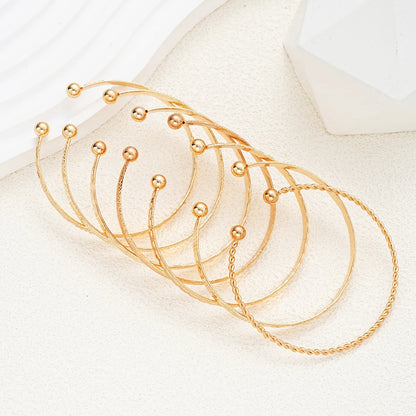 Punk Gold Color Bracelets