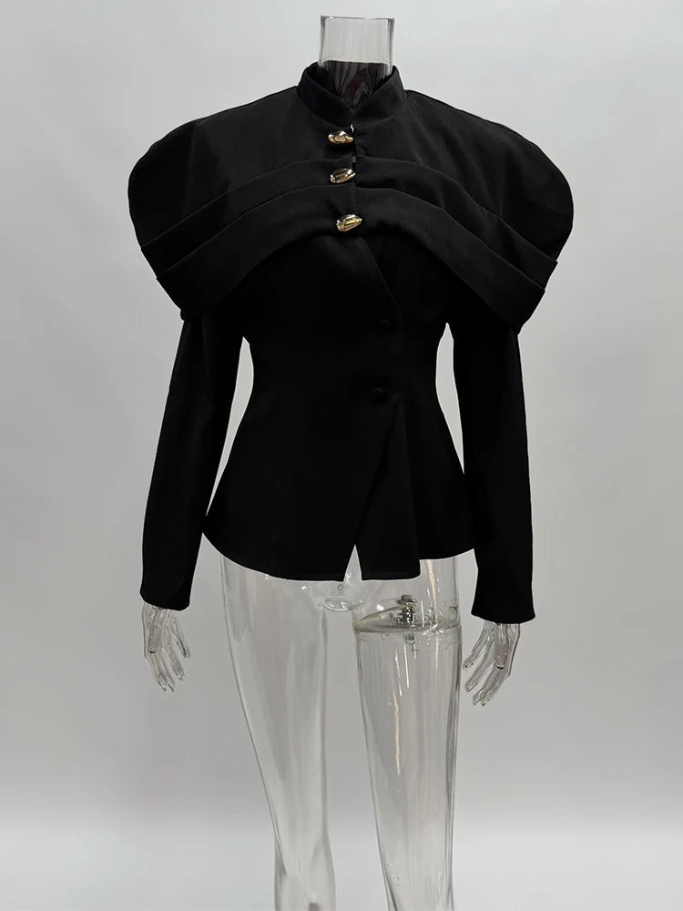 Trendix Black Elegant Blazer For Women