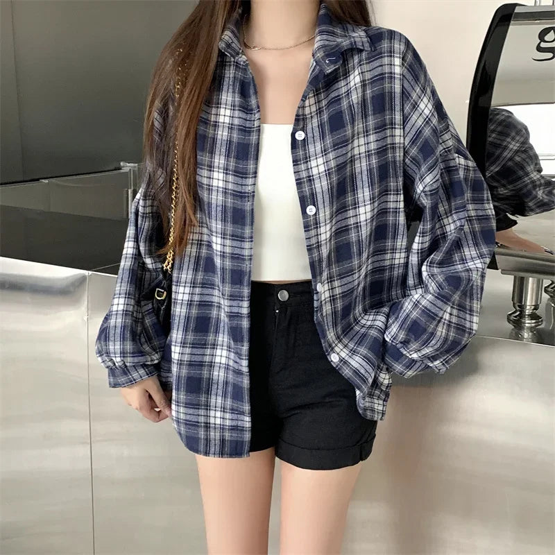 Black Flannel Shirt for Women