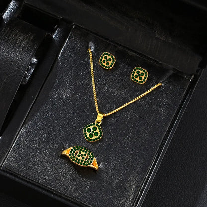 Luxury Cube Jewelry Set,