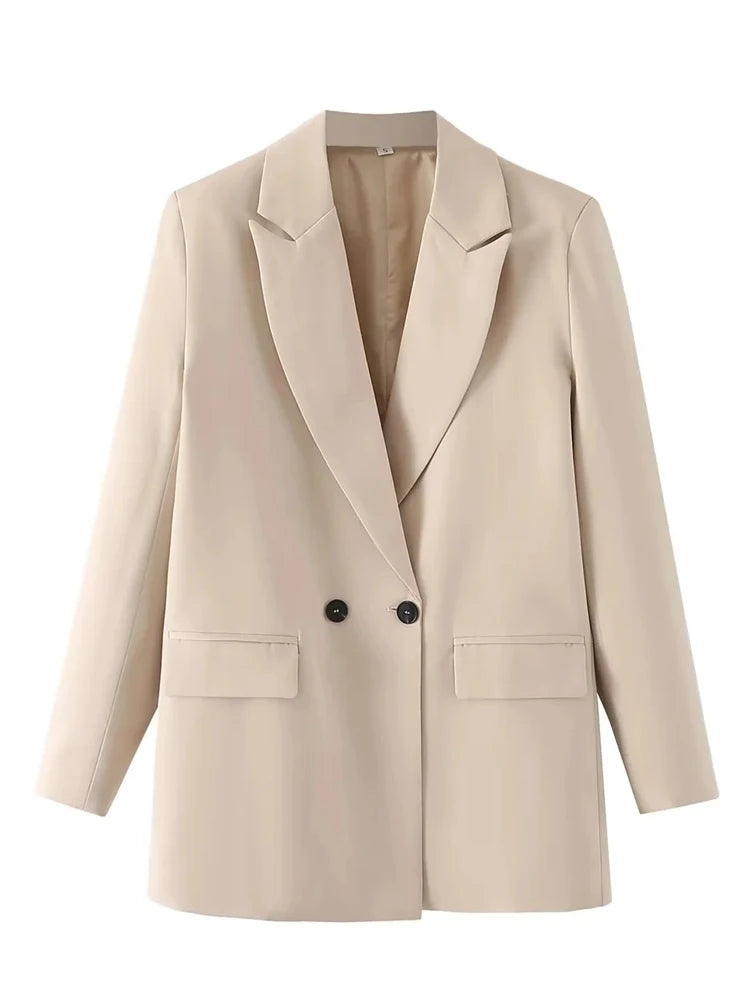 HXAO Blazer Woman Black Beige Khaki Blue Green Gray