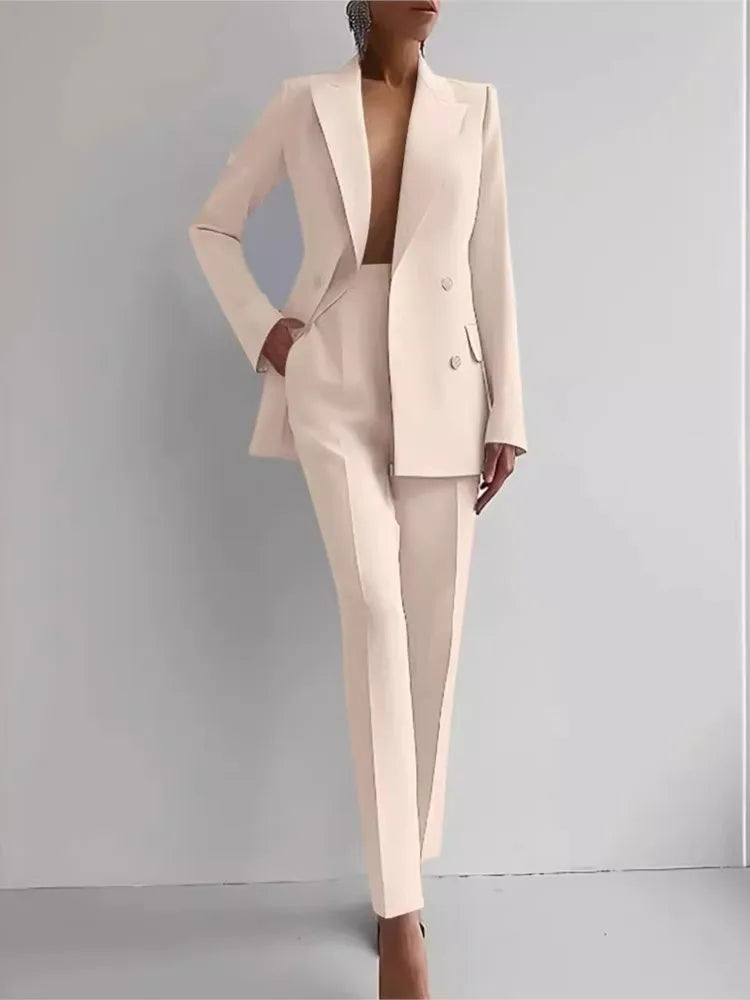 Spring Casual Long Sleeve Suit