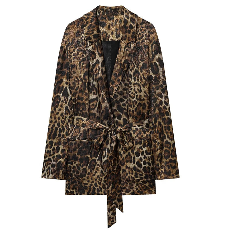 HXAO Leopard Pants Sets 2 Piece Set