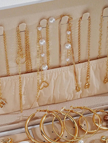 86pcsSet Elegant Pearl Earrings