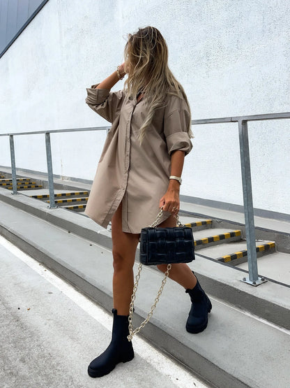 Women Korean Fashion Casual White Shirts