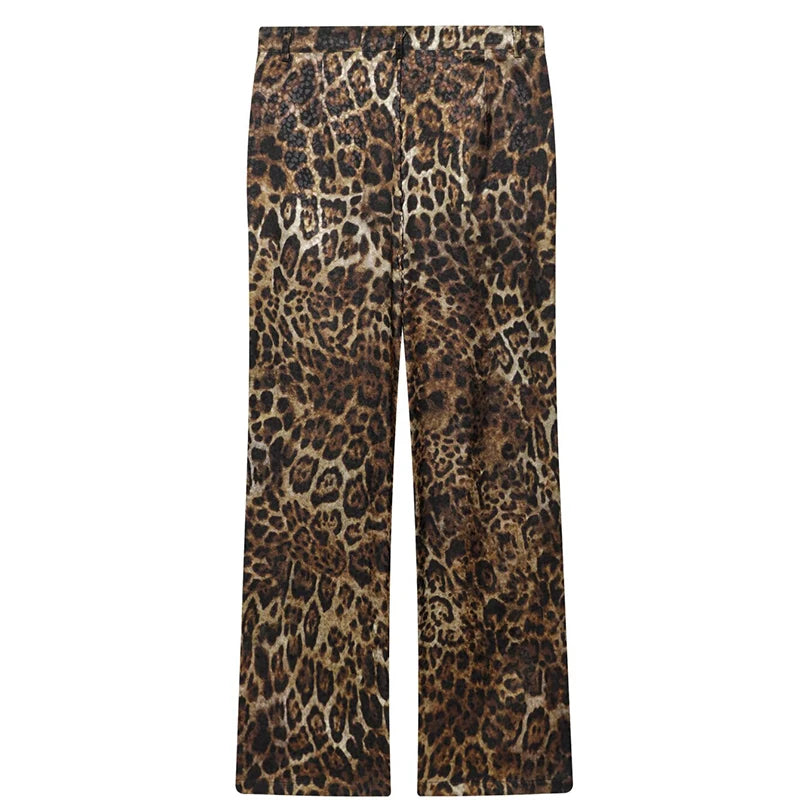 HXAO Leopard Pants Sets 2 Piece Set