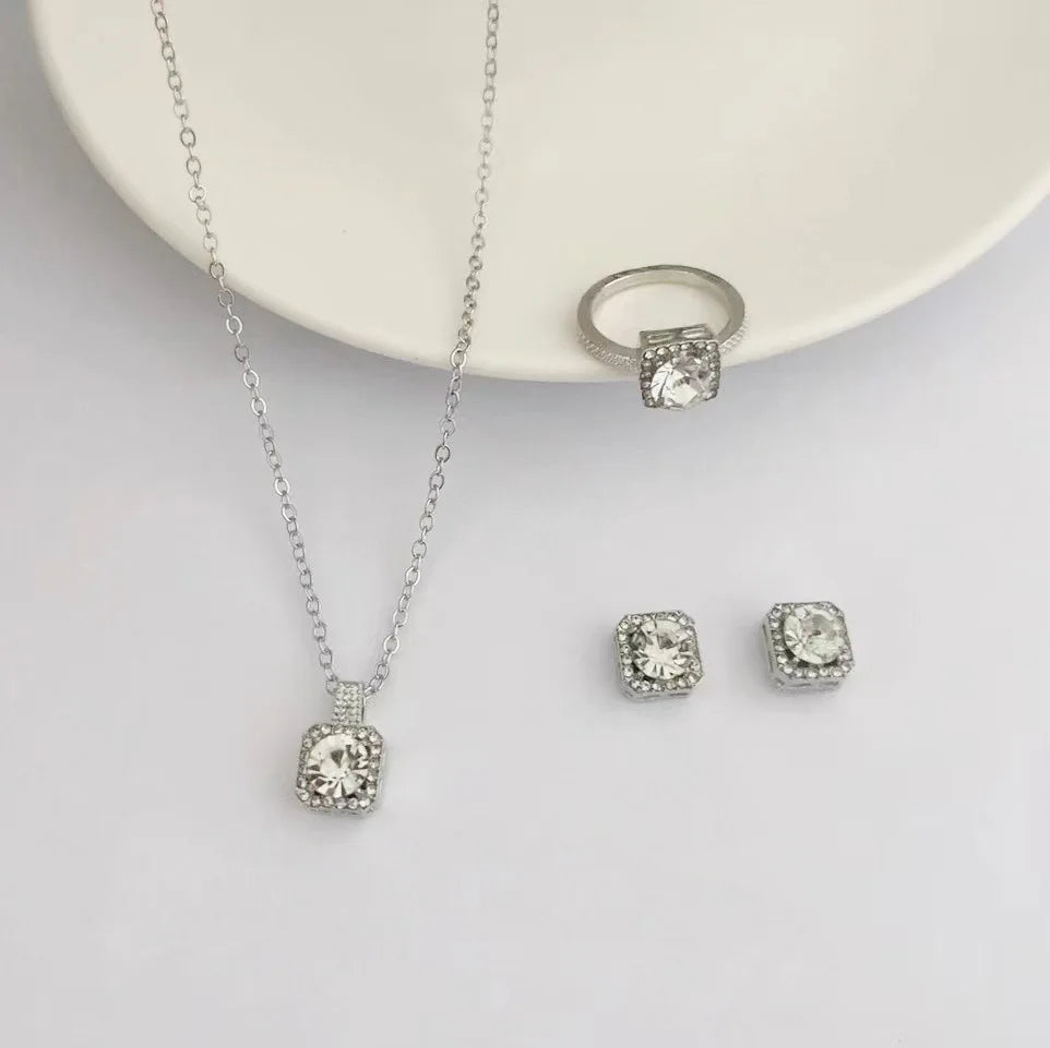 Luxury Cube Jewelry Set,
