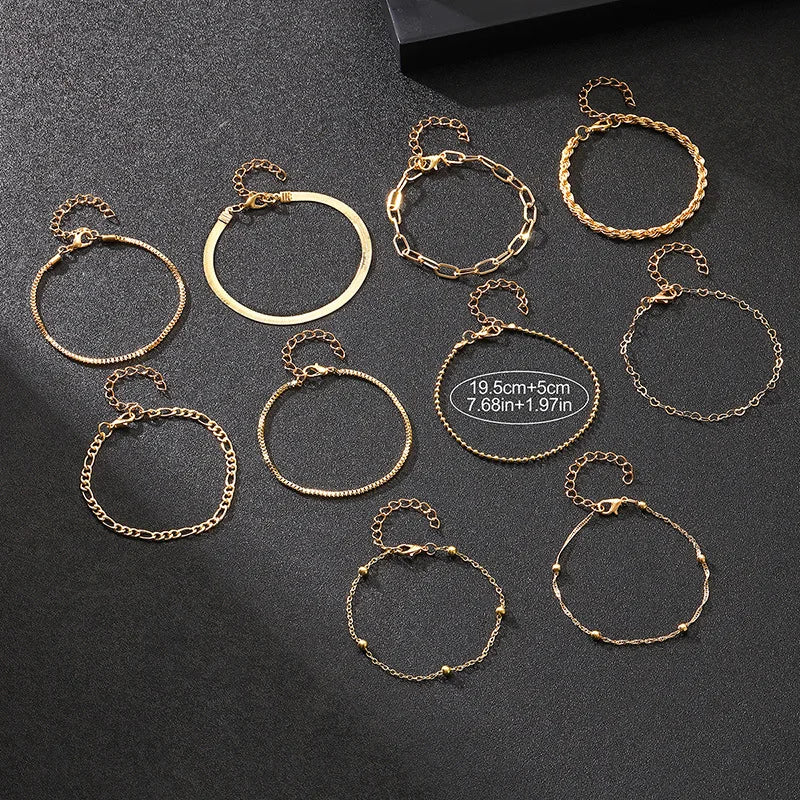 Statement Gold Color Bracelet