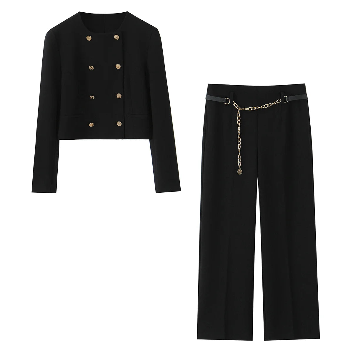 EDSA Women Cropped Pants Set