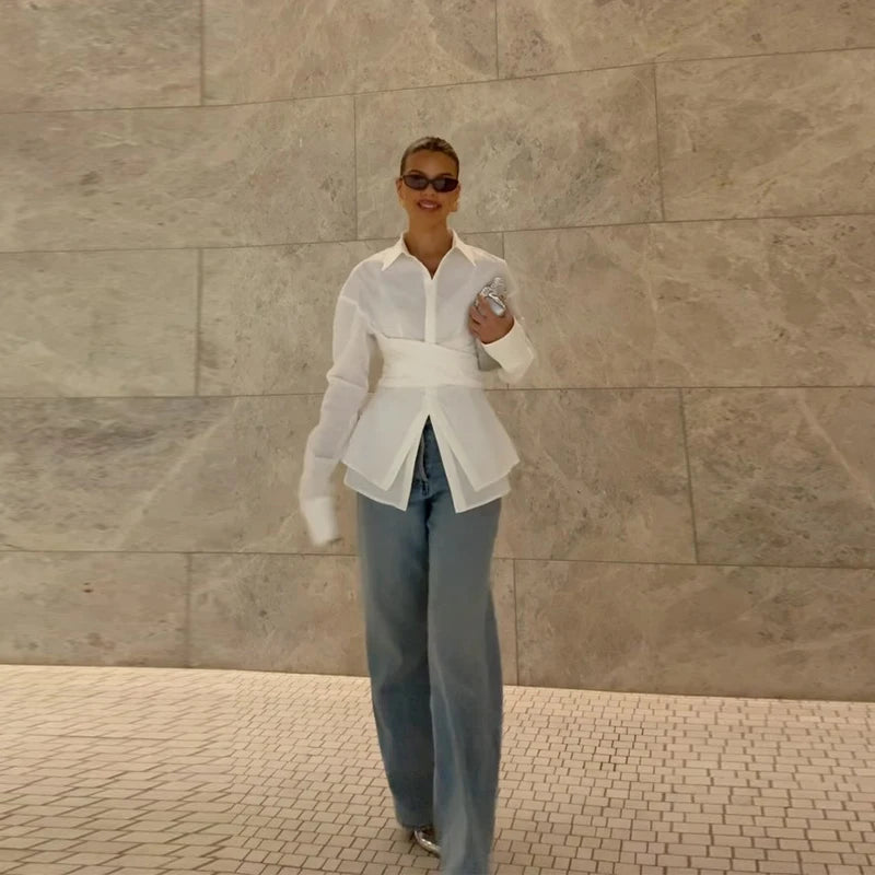 Autumn New Fashion White Shirts