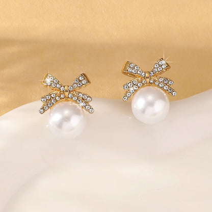 Women's Silver Needle Earrings