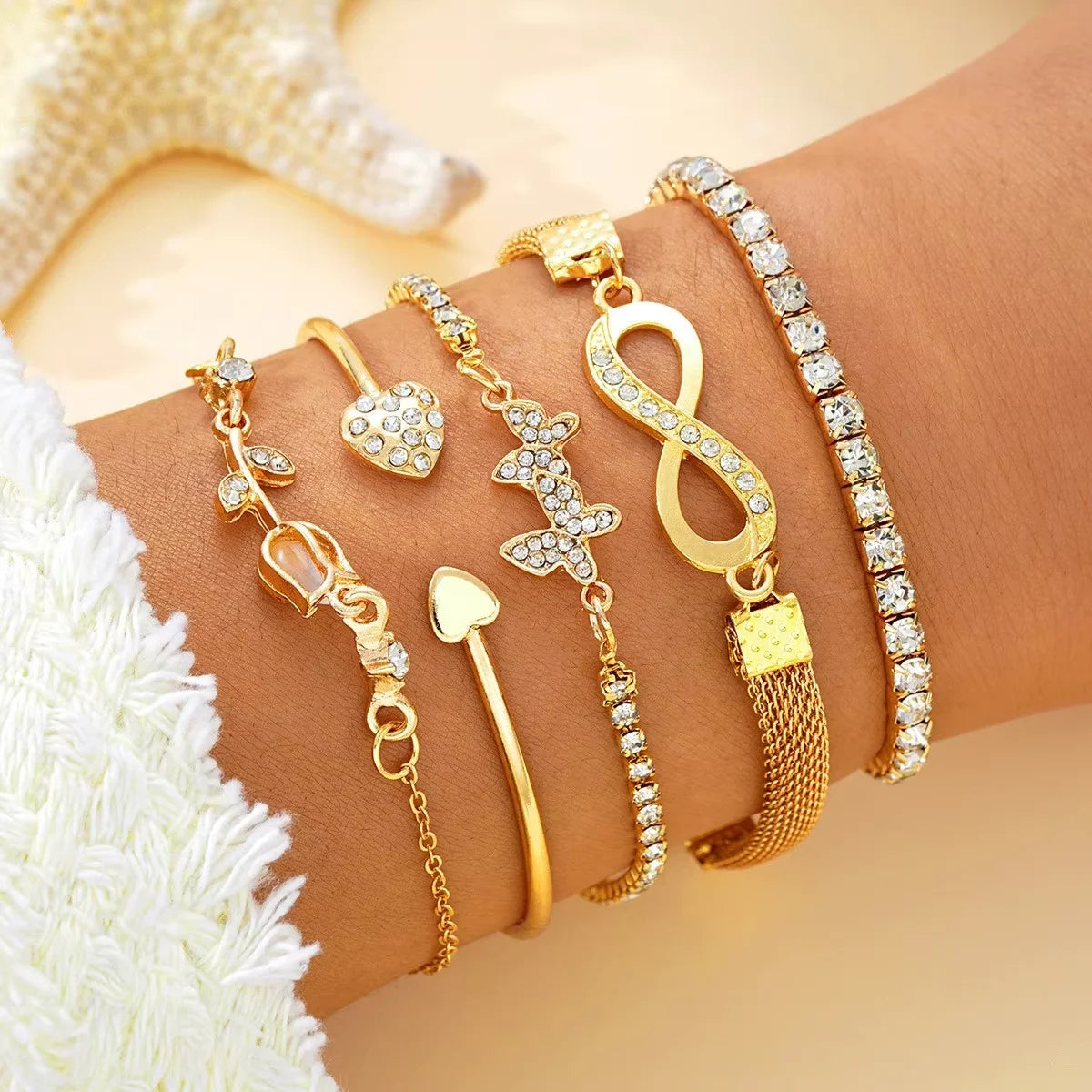 Elegant Sparkling Rhinestone Bracelets