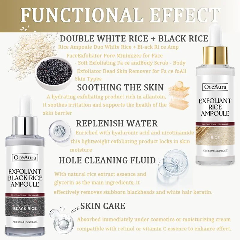 Rice Exfoliating Ampoule Set