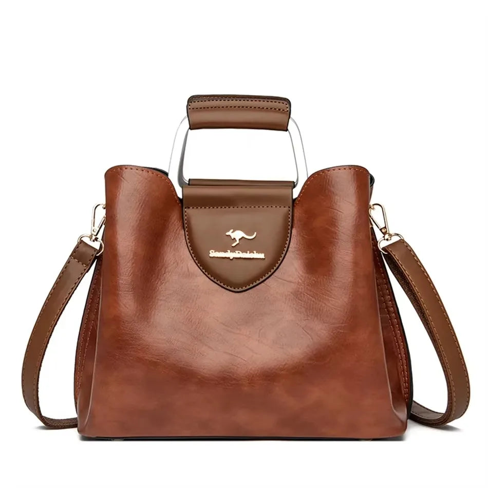 Brand Leather 3 Layers Alligator Crossbody Collection Bags