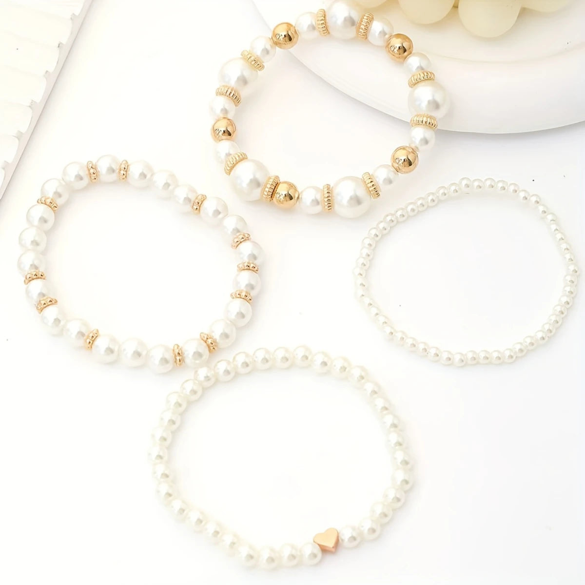 New Ins Summer Love Pearl Bracelet
