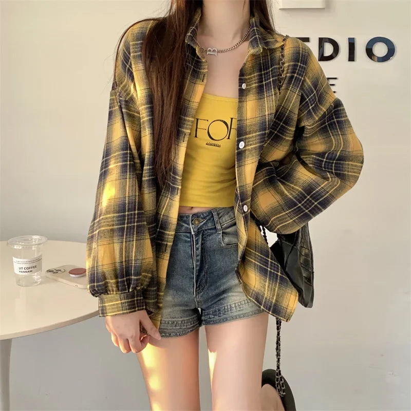 Black Flannel Shirt for Women
