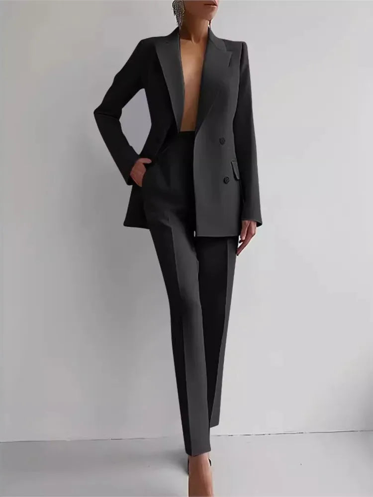 Spring Casual Long Sleeve Suit