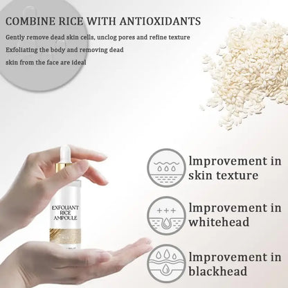 Rice Exfoliating Ampoule Set