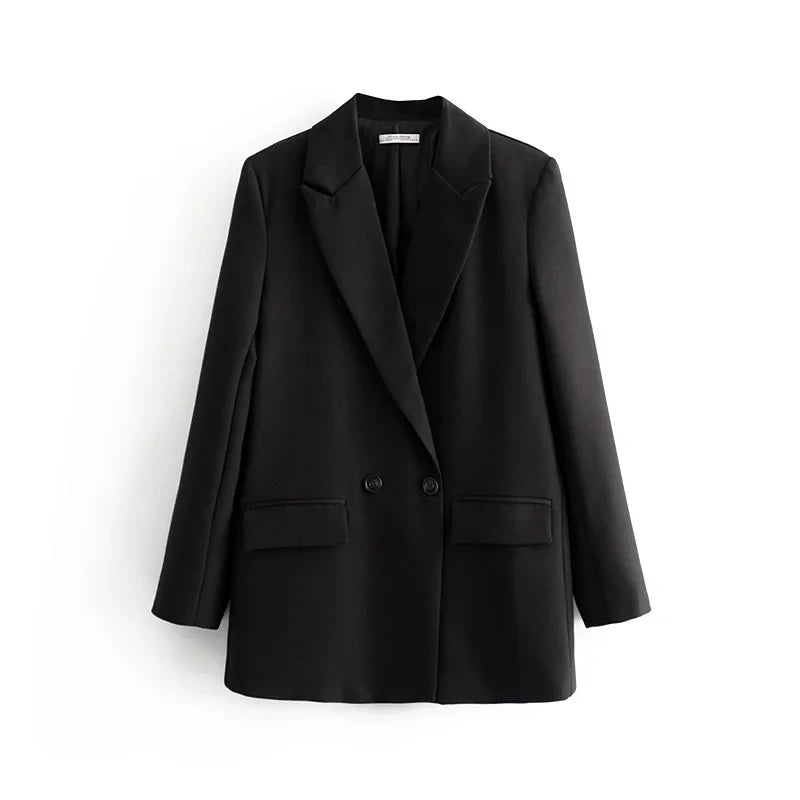 HXAO Blazer Woman Black Beige Khaki Blue Green Gray