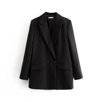 HXAO Blazer Woman Black Beige Khaki Blue Green Gray