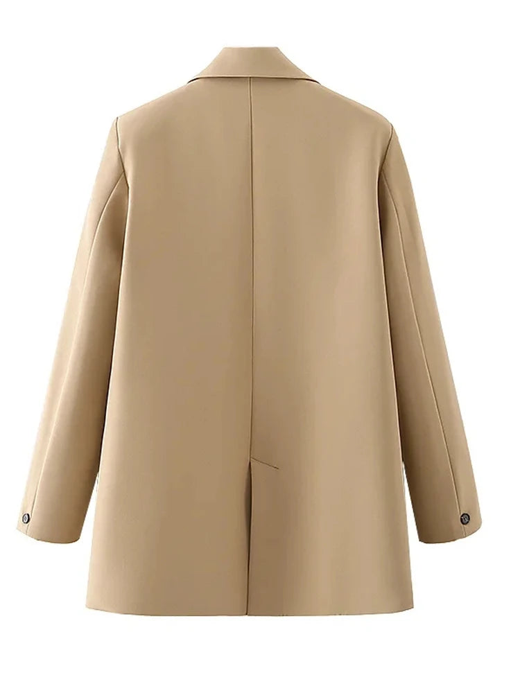 HXAO Blazer Woman Black Beige Khaki Blue Green Gray