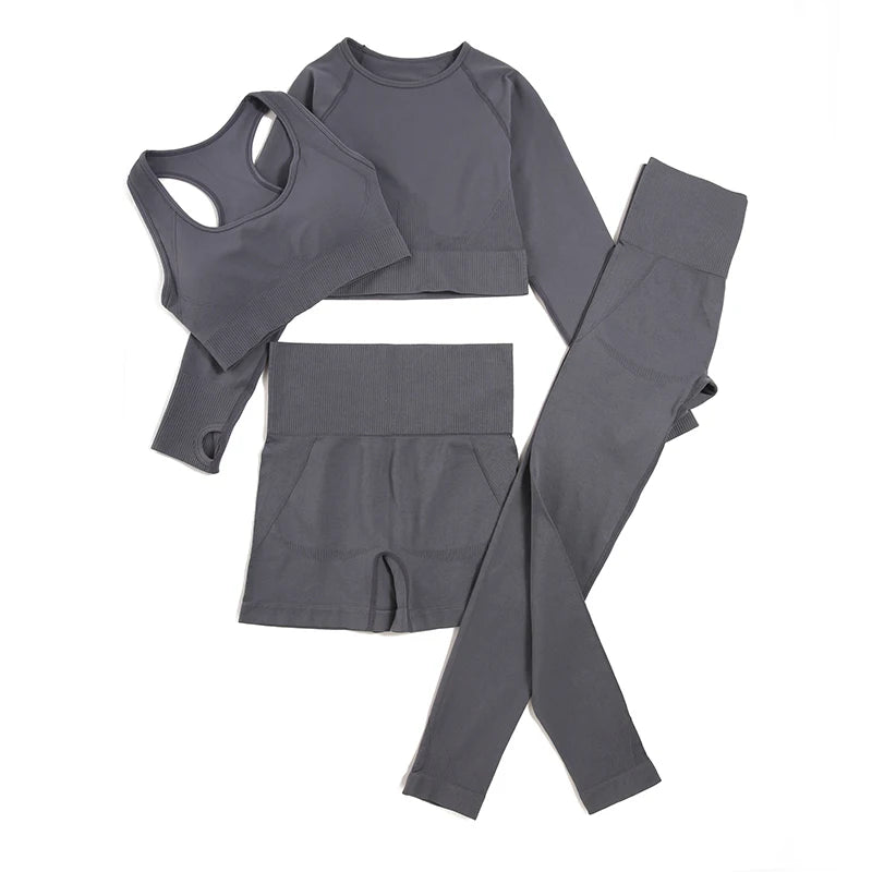 WAREBALL 2/3/4pcs Seamless Yoga Set