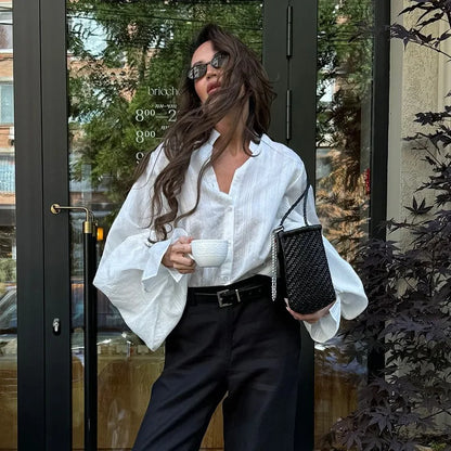 Fashion White Shirts Women