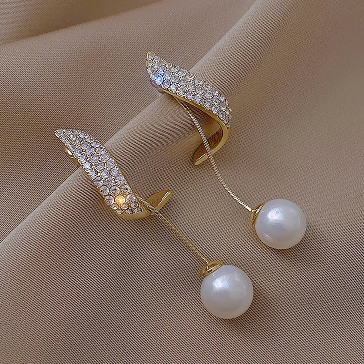 Women's Silver Needle Earrings