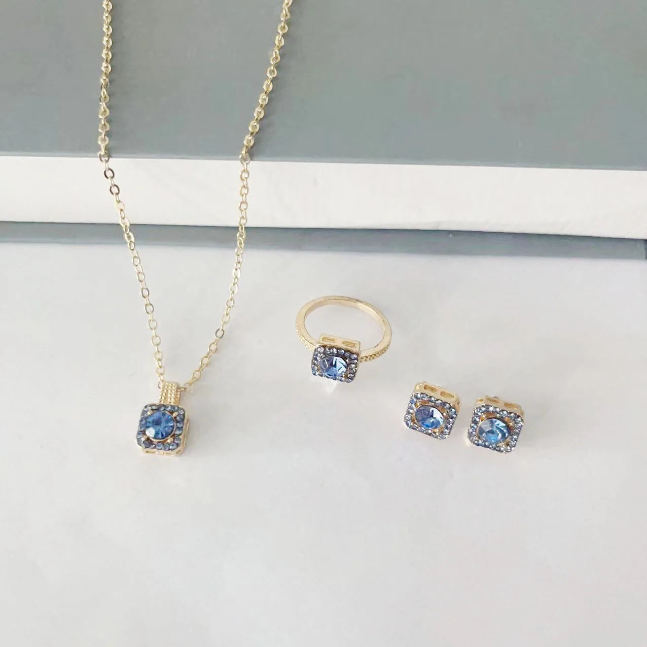 Luxury Cube Jewelry Set,
