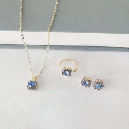 Luxury Cube Jewelry Set,