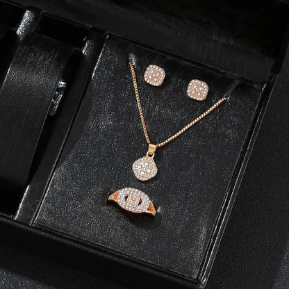 Luxury Cube Jewelry Set,