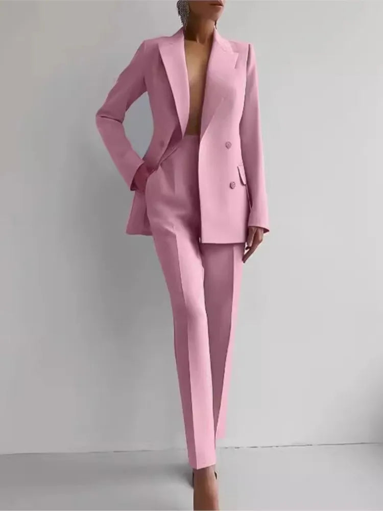 Spring Casual Long Sleeve Suit
