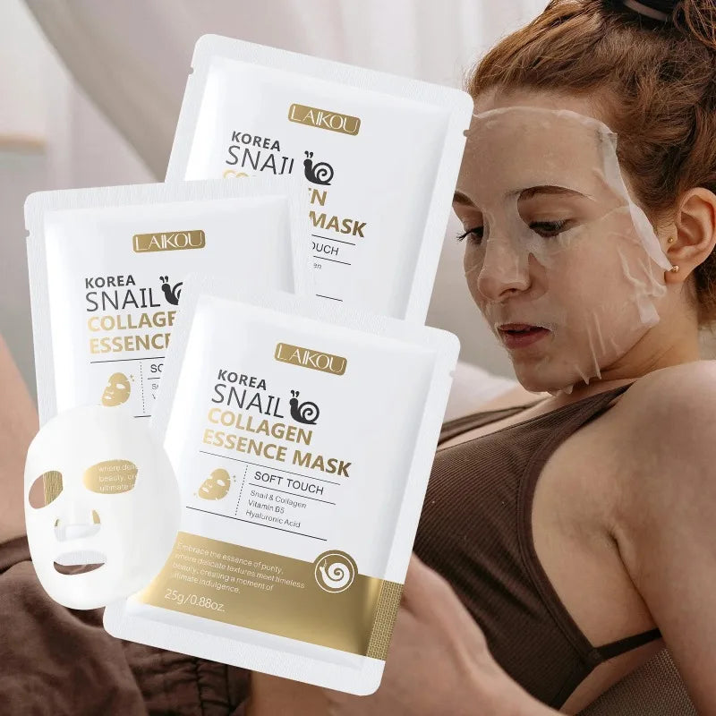 LAIKOU Korea Snail Collagen Essence Mask