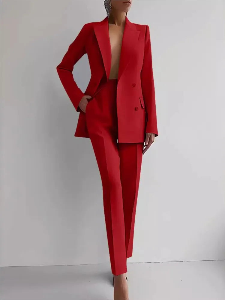Spring Casual Long Sleeve Suit