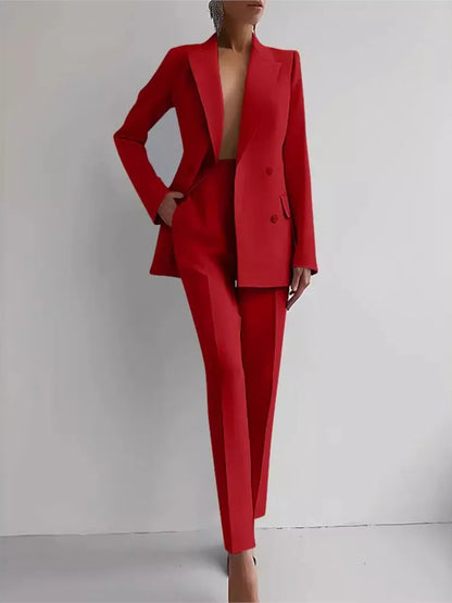 Spring Casual Long Sleeve Suit