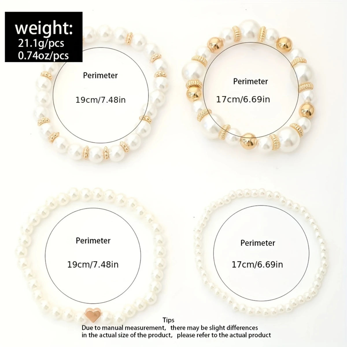 New Ins Summer Love Pearl Bracelet